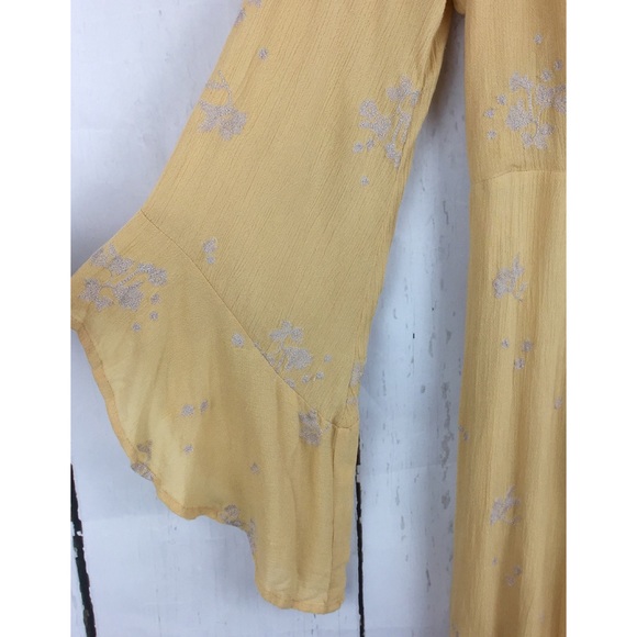 Free People Jasmine Embroidered Bell Sleeve Dress - Picture 3 of 6